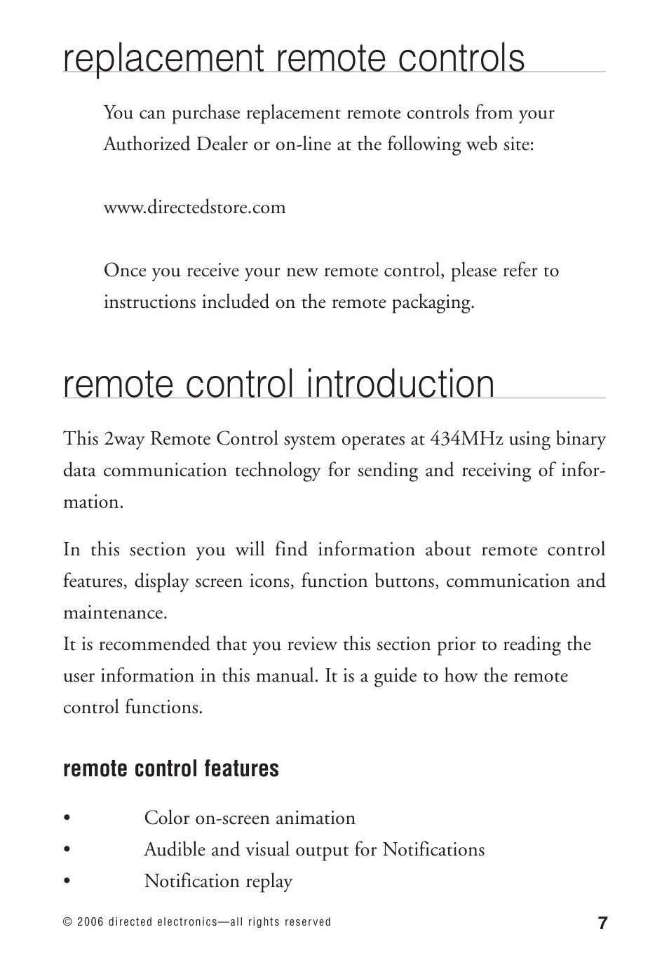 Replacement remote controls, Remote control introduction | Python 1090 User Manual | Page 11 / 60