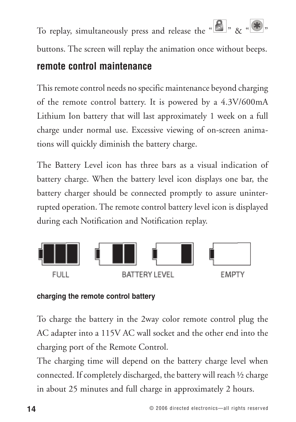 Remote control maintenance | Python 1090 User Manual | Page 18 / 60