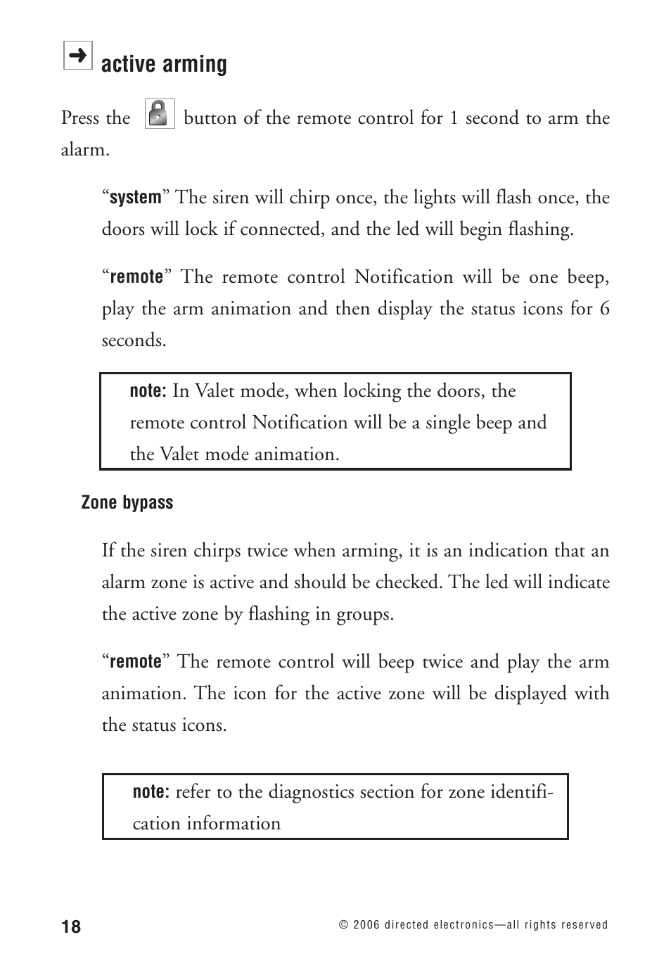 Active arming | Python 1090 User Manual | Page 22 / 60