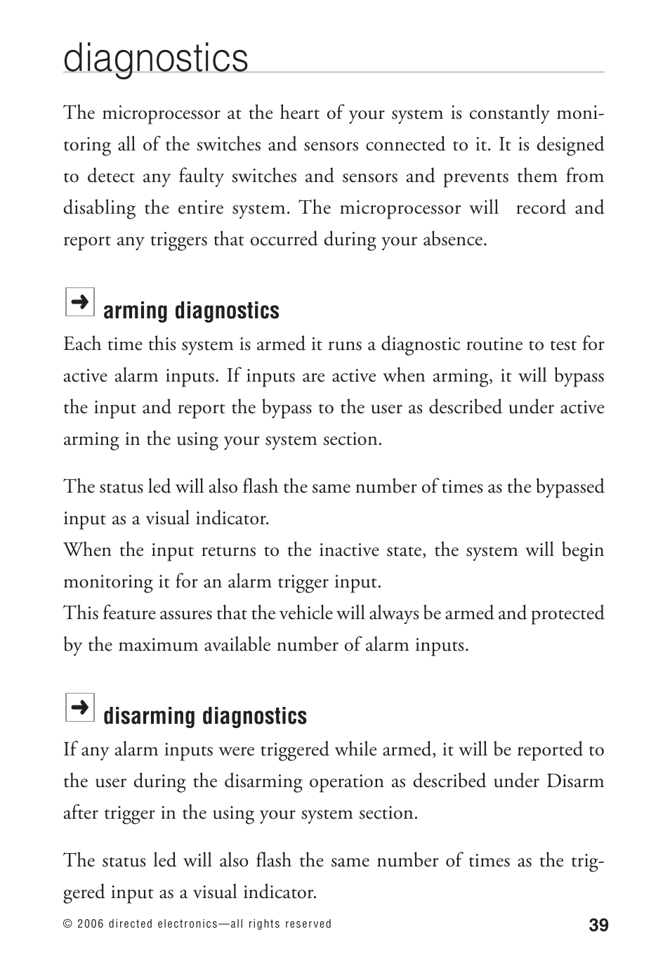 Diagnostics | Python 1090 User Manual | Page 43 / 60
