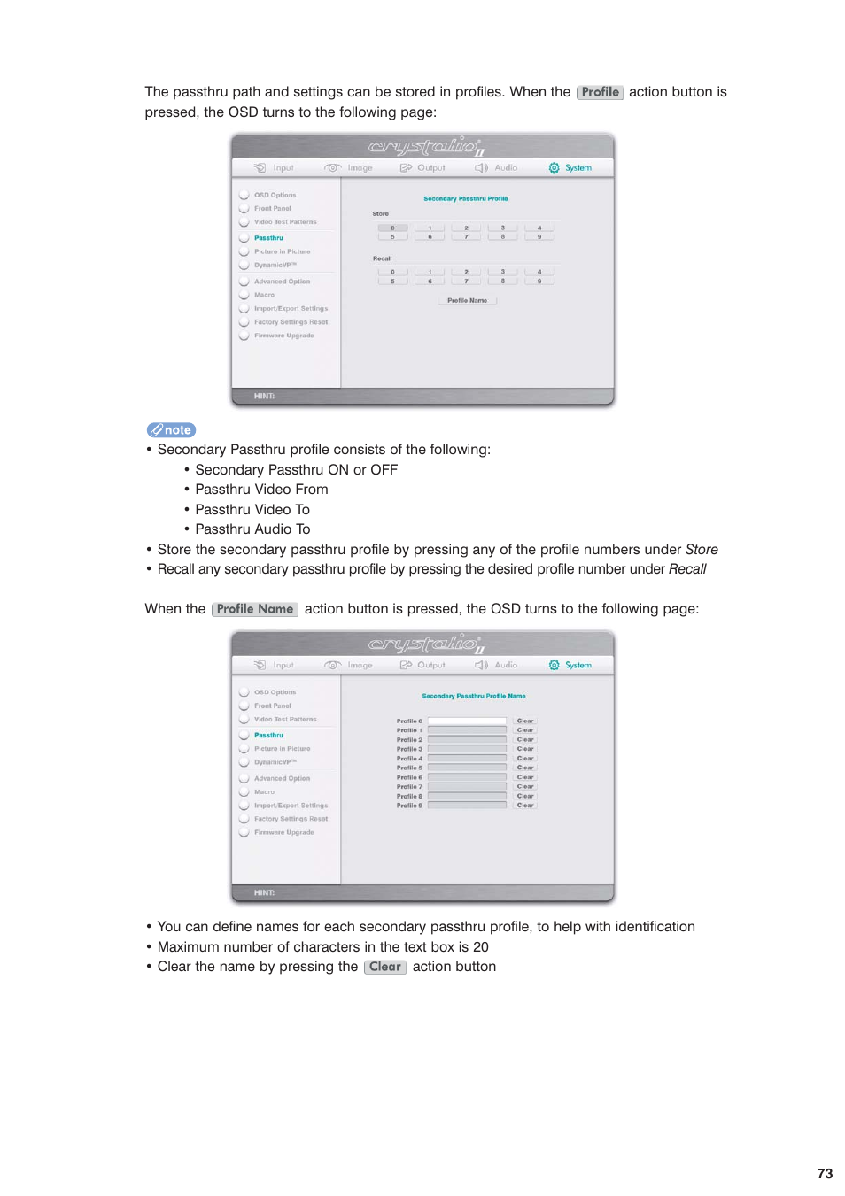 Pixel Magic Systems VPS3800 User Manual | Page 73 / 83