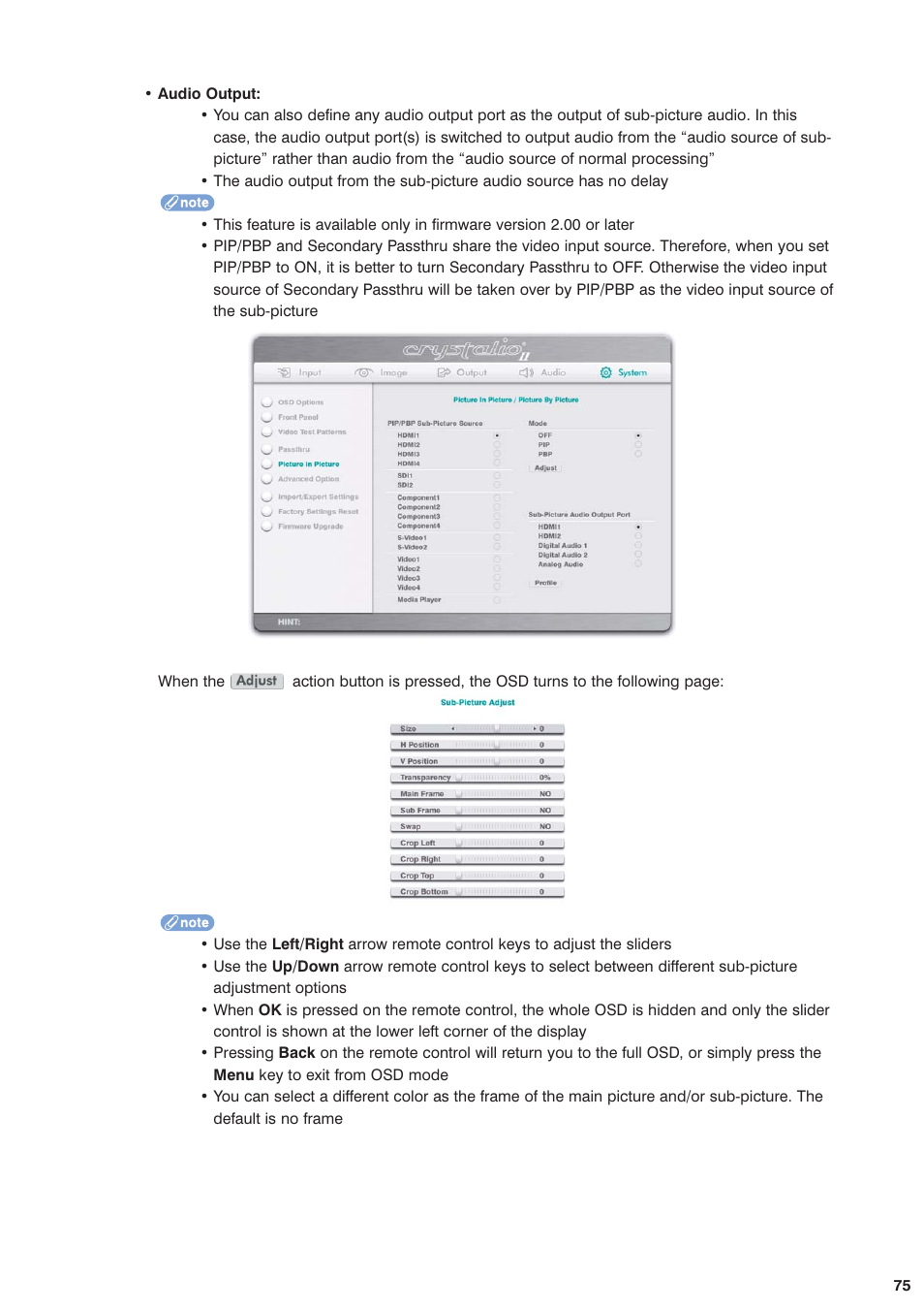Pixel Magic Systems VPS3800 User Manual | Page 75 / 83