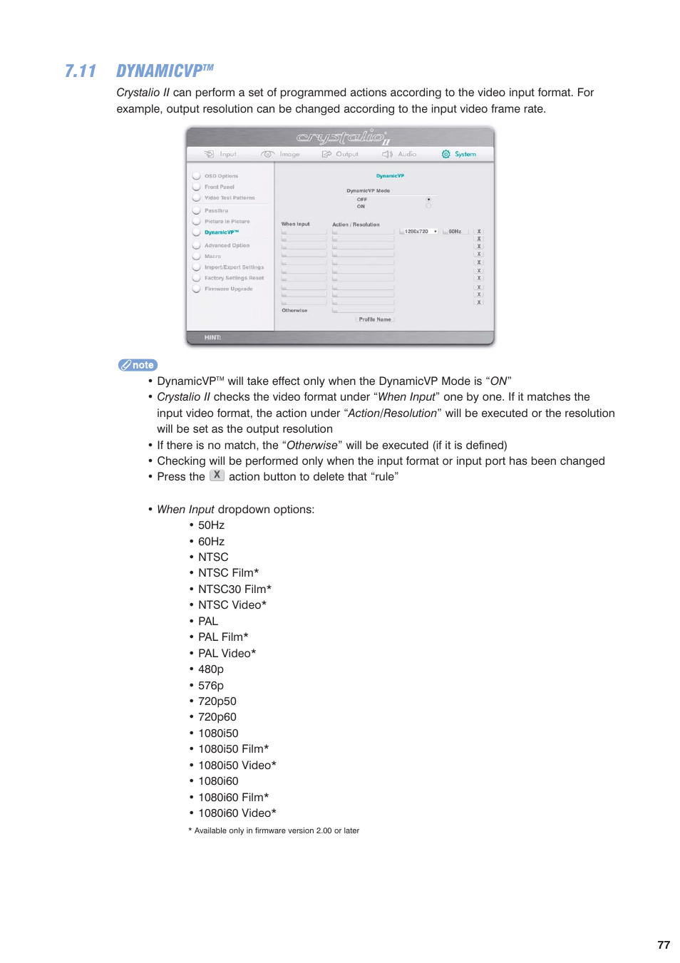 11 dynamicvp | Pixel Magic Systems VPS3800 User Manual | Page 77 / 83