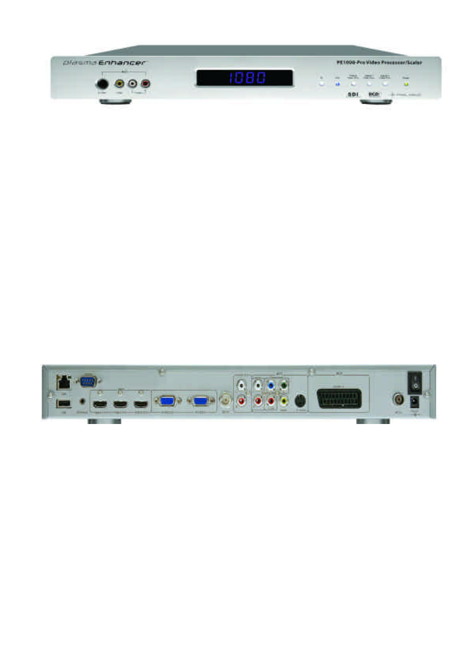 Sdi-input, Dcdi, Philips mk5 | High quality analog tuner, Off-air-noise- terminator, Spouse friendly, Remote control, Tv commander, Pixel magic system, Truelife | Pixel Magic Systems PE 1000 Pro User Manual | Page 3 / 4