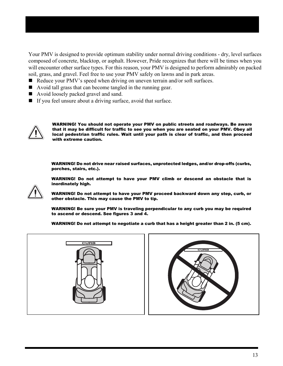 Ii. safety | Pride Mobility Wrangler User Manual | Page 13 / 44