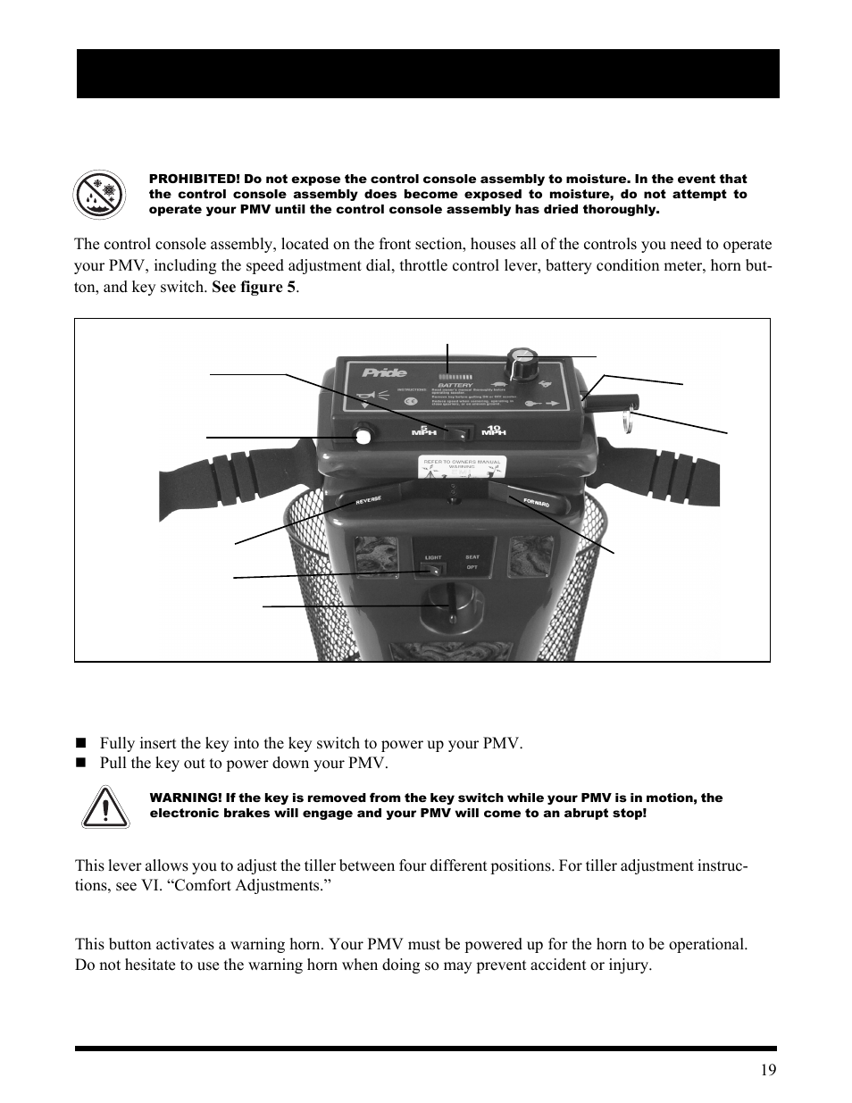 Iii. your pmv | Pride Mobility Wrangler User Manual | Page 19 / 44