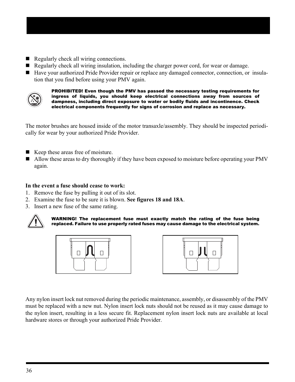 Ix. care and maintenance | Pride Mobility Wrangler User Manual | Page 36 / 44