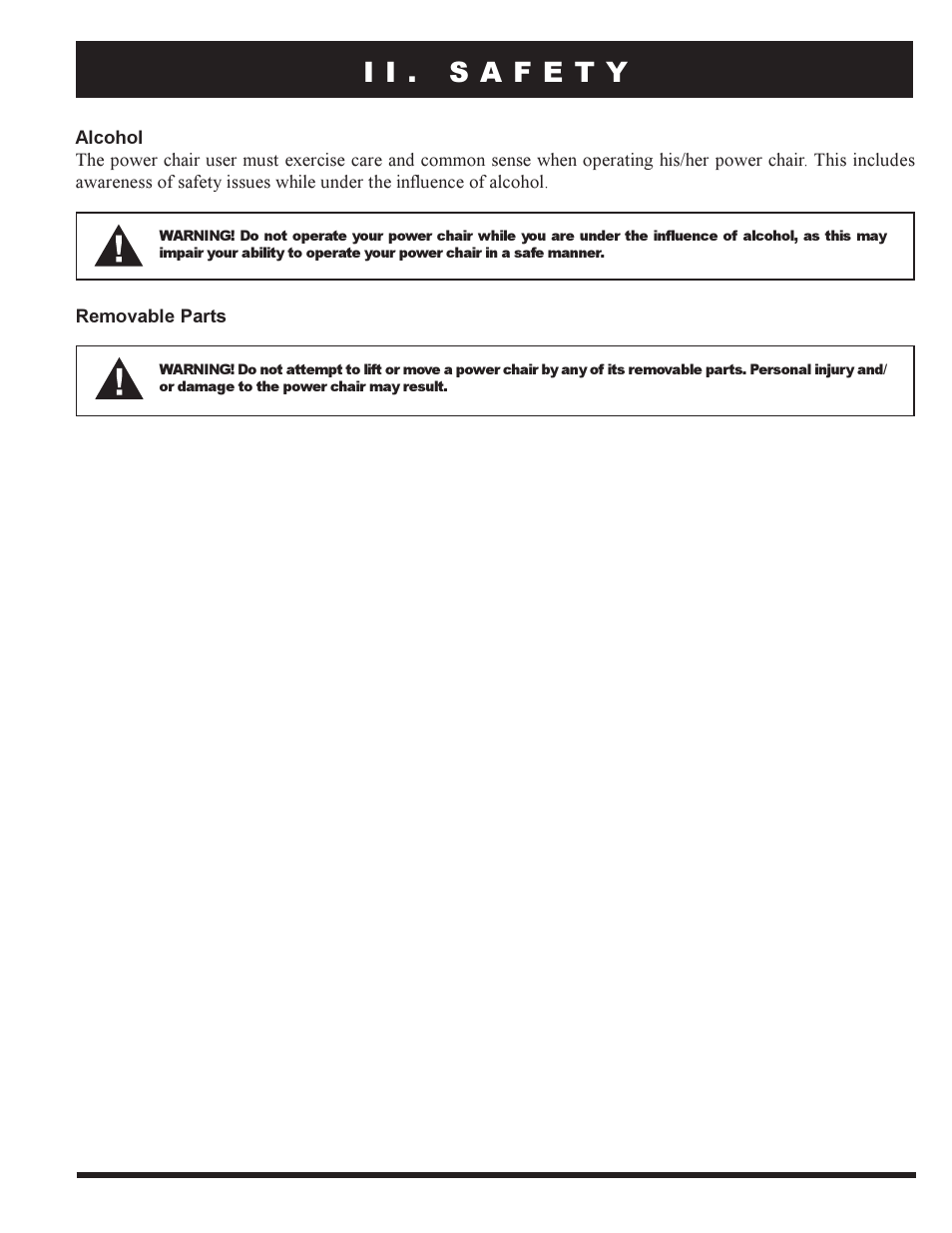 Pride Mobility PRIDE LX12 User Manual | Page 13 / 38