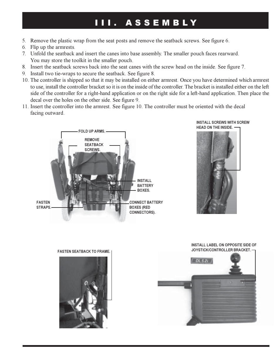 Pride Mobility PRIDE LX12 User Manual | Page 15 / 38