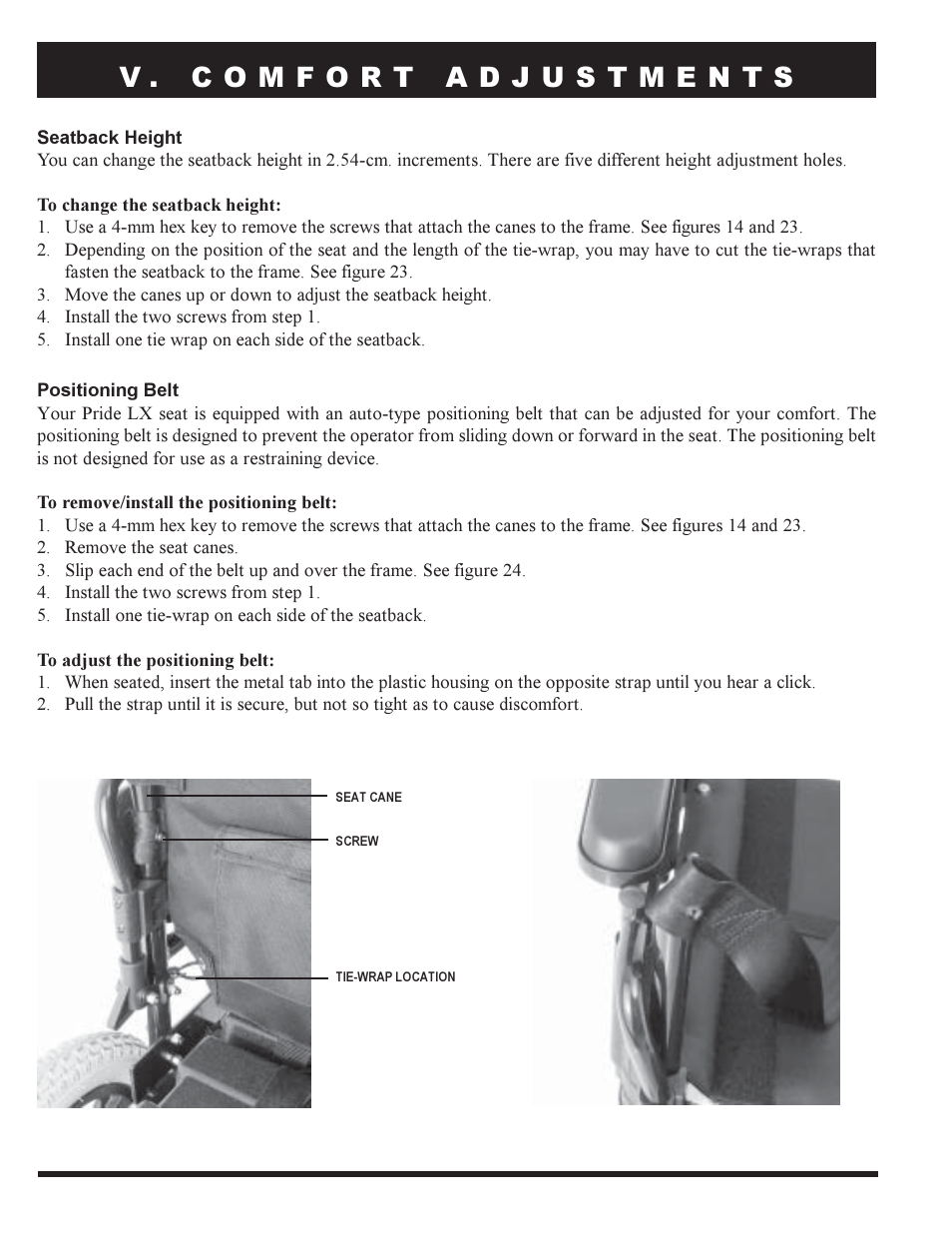Pride Mobility PRIDE LX12 User Manual | Page 22 / 38