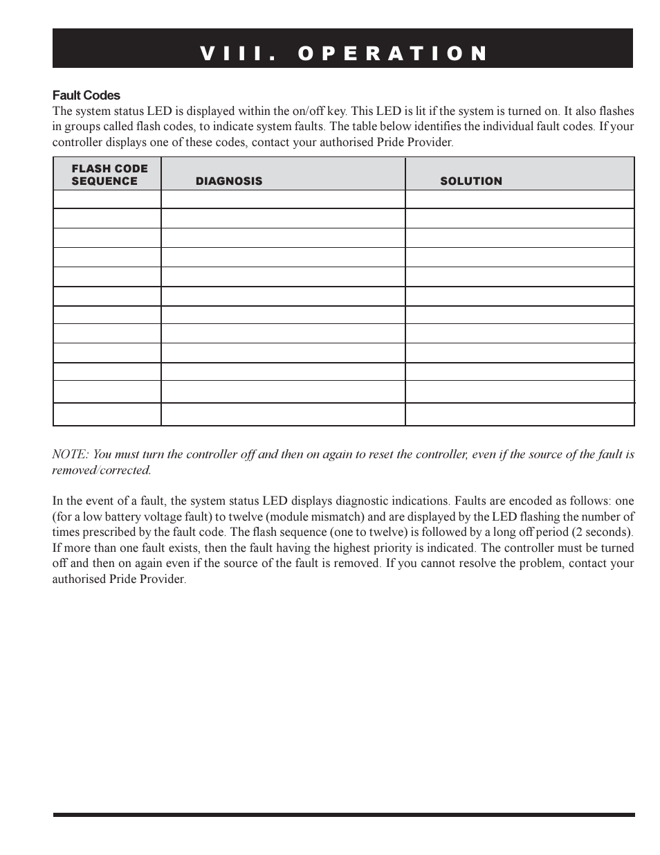 Pride Mobility PRIDE LX12 User Manual | Page 29 / 38
