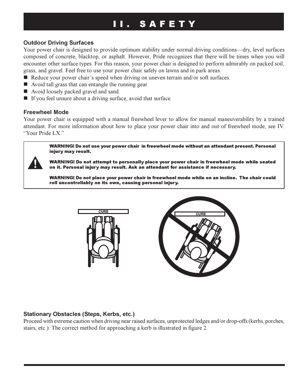 Pride Mobility PRIDE LX12 User Manual | Page 9 / 38
