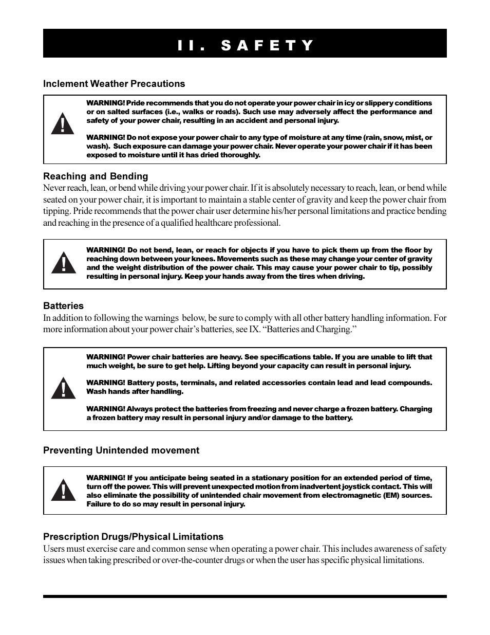 Pride Mobility Jet 10 User Manual | Page 12 / 43