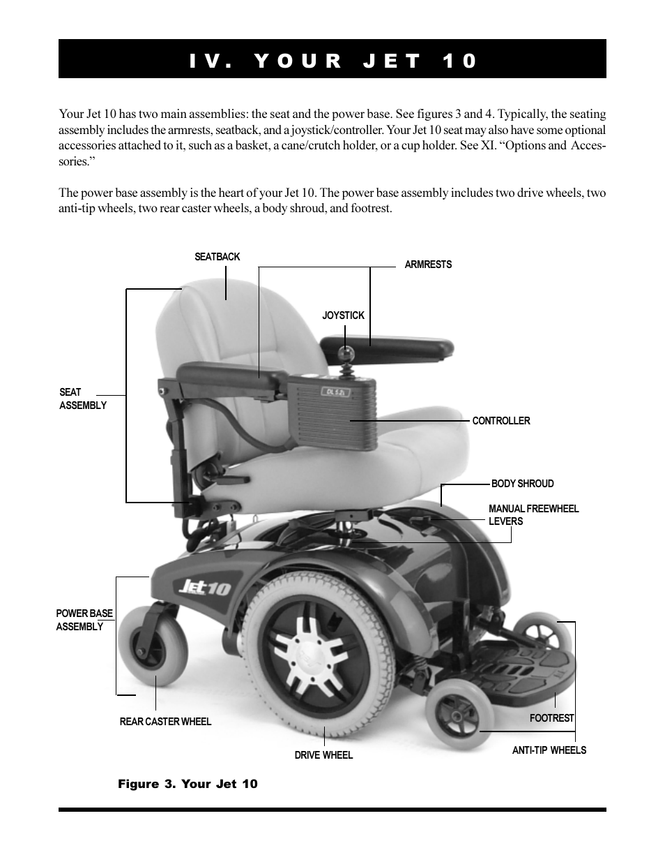 Pride Mobility Jet 10 User Manual | Page 16 / 43