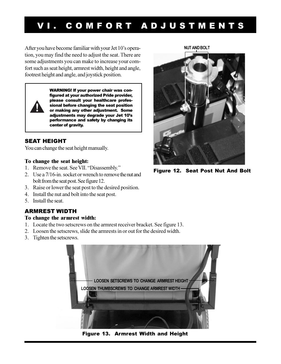 Pride Mobility Jet 10 User Manual | Page 22 / 43