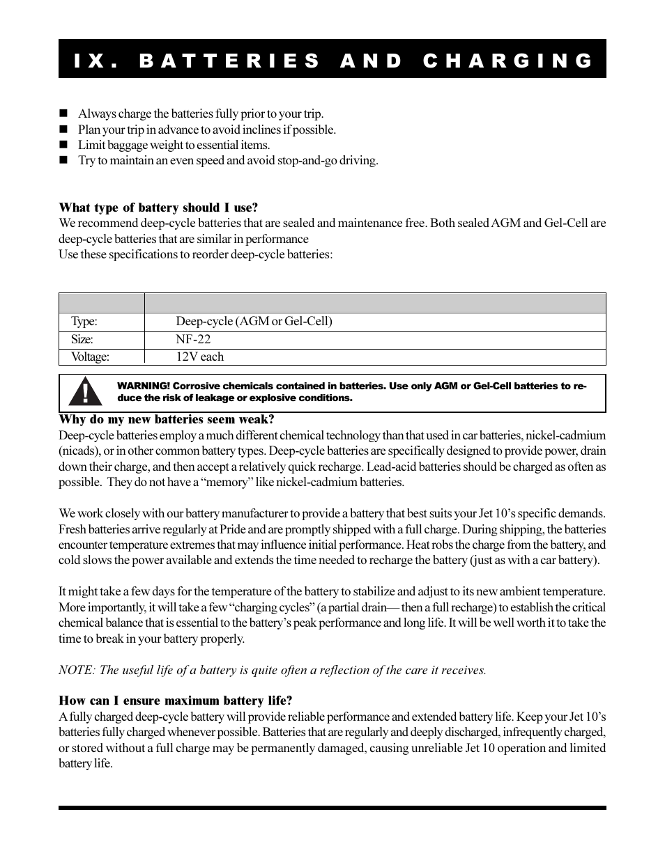 Pride Mobility Jet 10 User Manual | Page 32 / 43