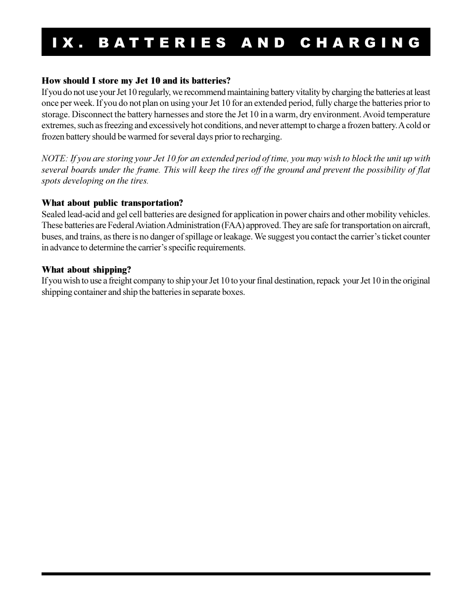 Pride Mobility Jet 10 User Manual | Page 33 / 43