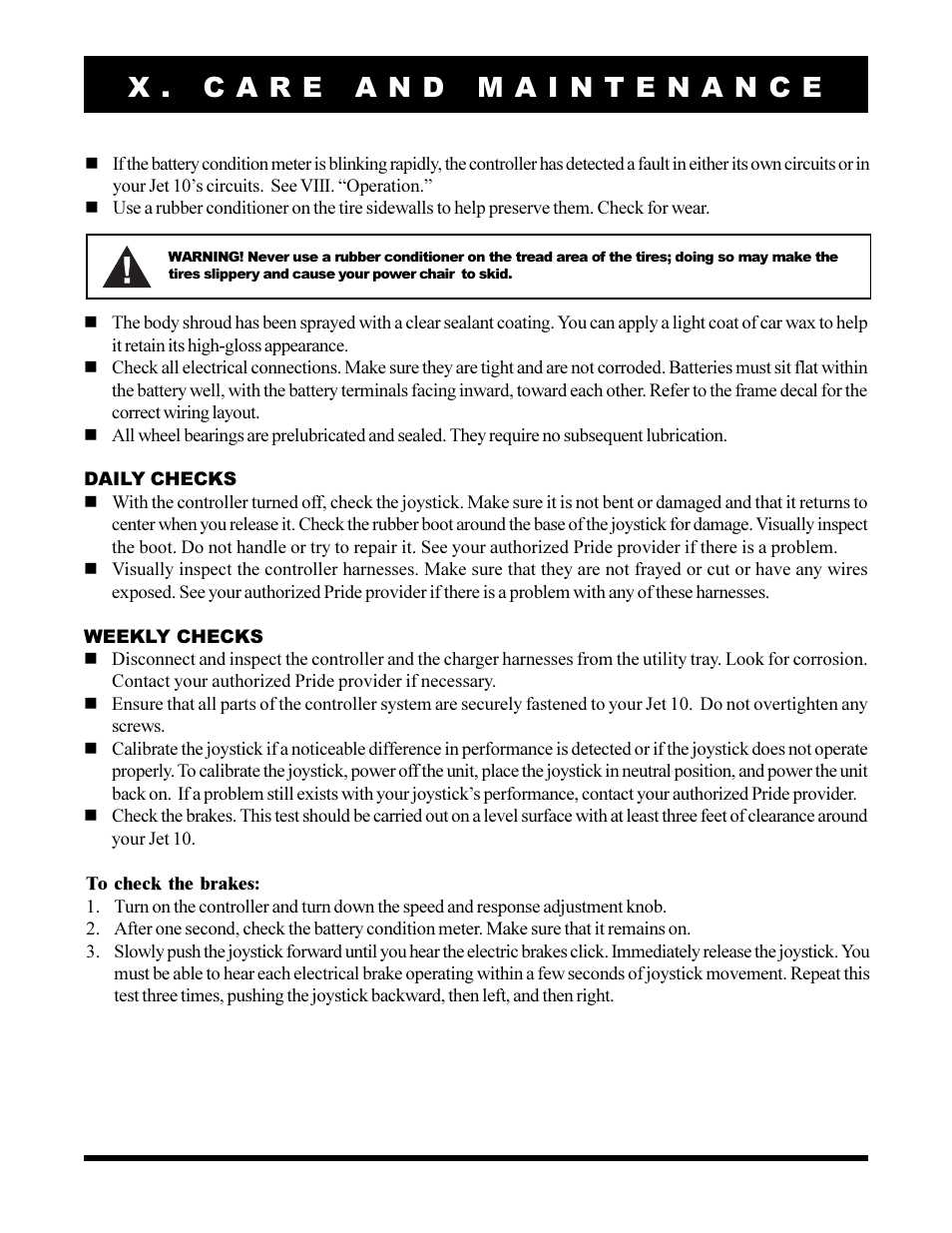 Pride Mobility Jet 10 User Manual | Page 35 / 43