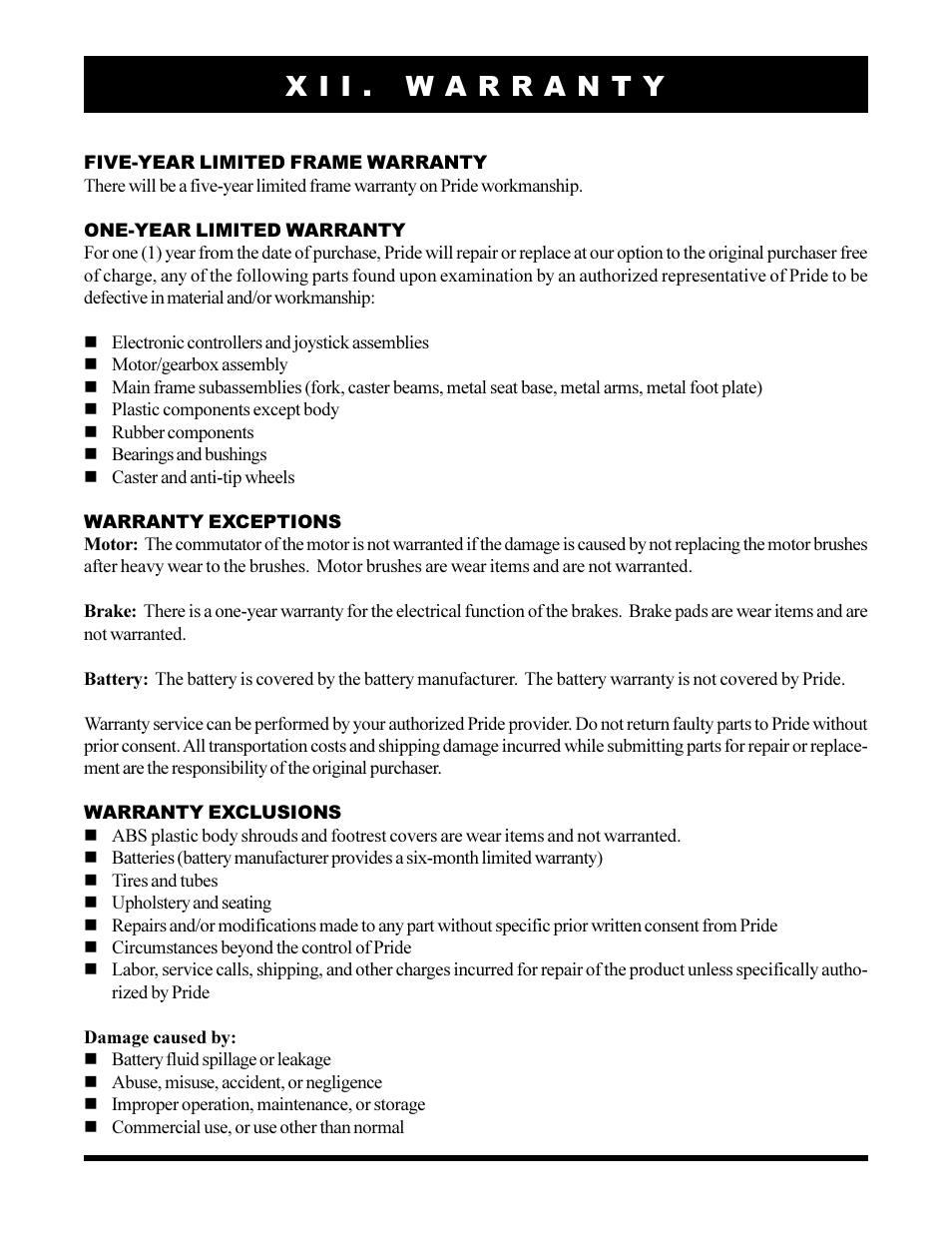 Pride Mobility Jet 10 User Manual | Page 41 / 43