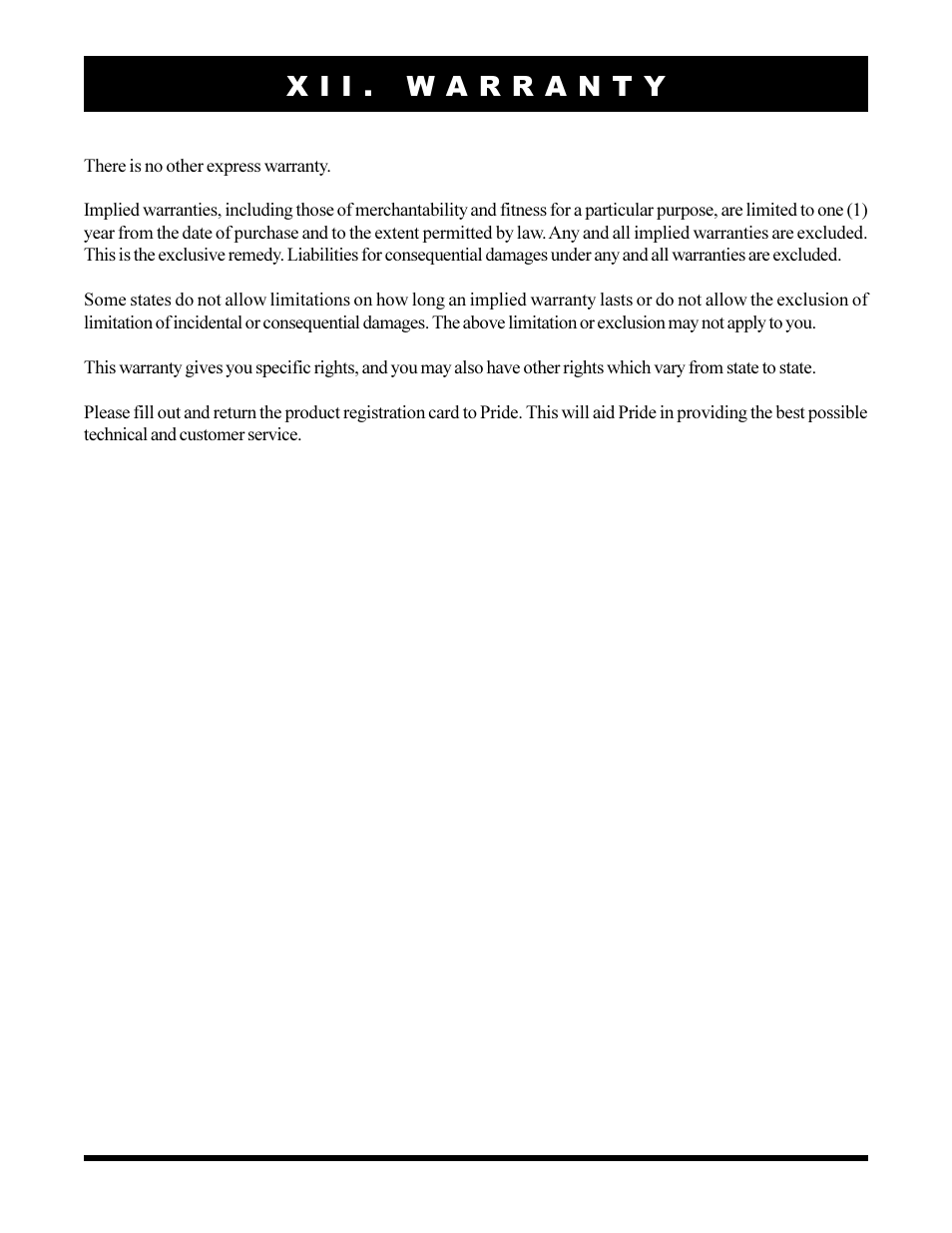 Pride Mobility Jet 10 User Manual | Page 42 / 43