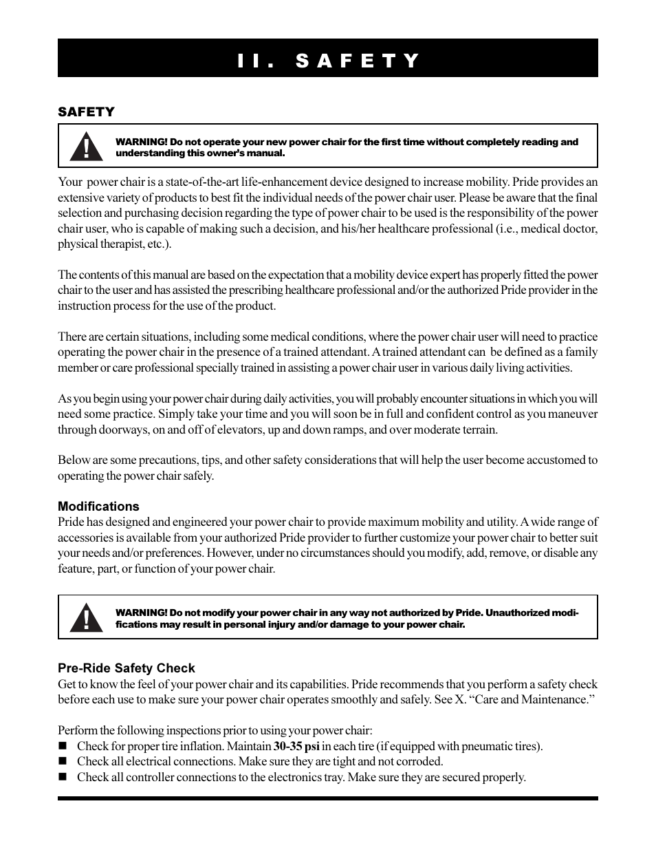Pride Mobility Jet 10 User Manual | Page 6 / 43