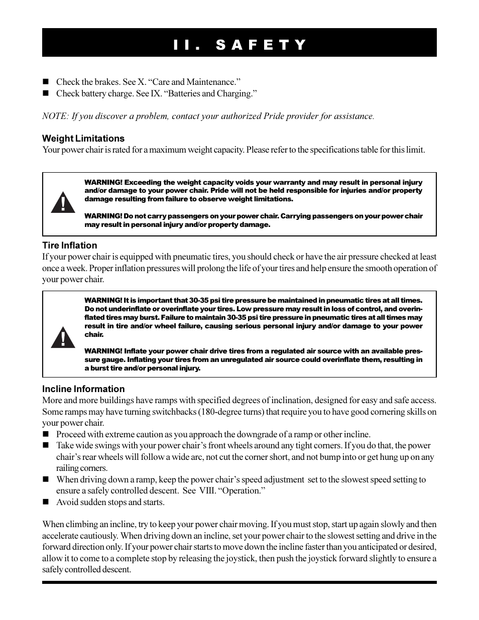 Pride Mobility Jet 10 User Manual | Page 7 / 43