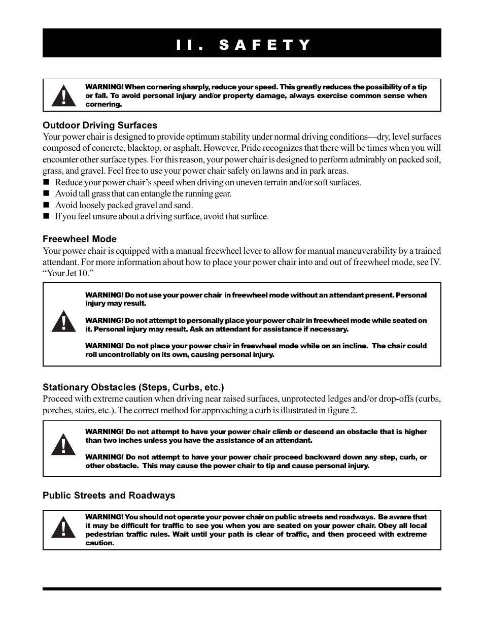 Pride Mobility Jet 10 User Manual | Page 9 / 43