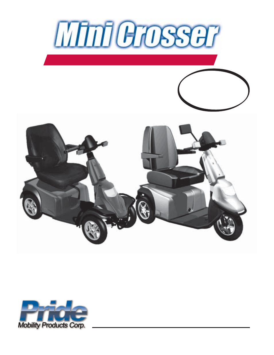 Pride Mobility Mini Crosser User Manual | 37 pages