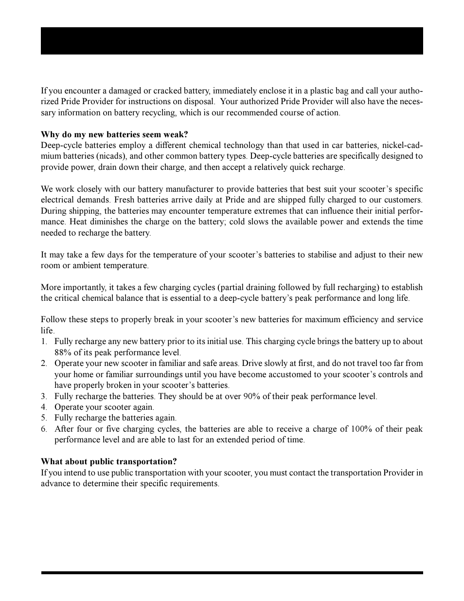 Pride Mobility Maxima Mobility Scooter User Manual | Page 26 / 41