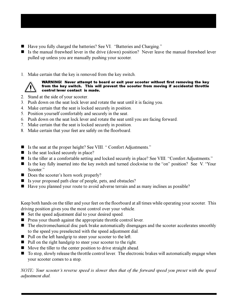 Pride Mobility Maxima Mobility Scooter User Manual | Page 27 / 41