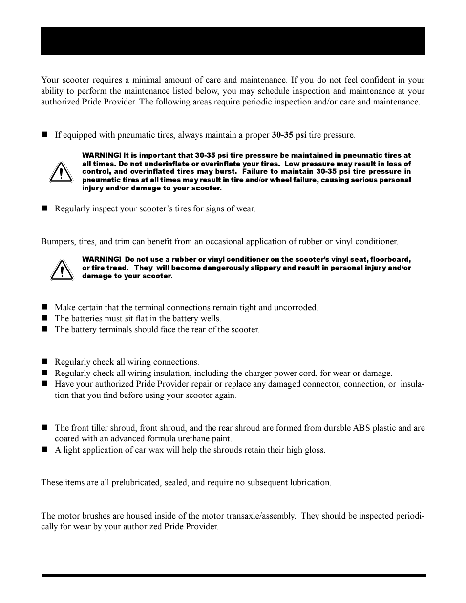 Pride Mobility Maxima Mobility Scooter User Manual | Page 37 / 41