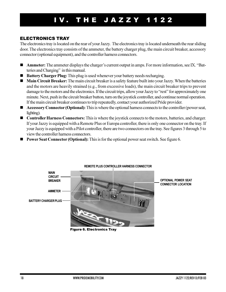 Pride Mobility Jazzy 1122 User Manual | Page 18 / 56