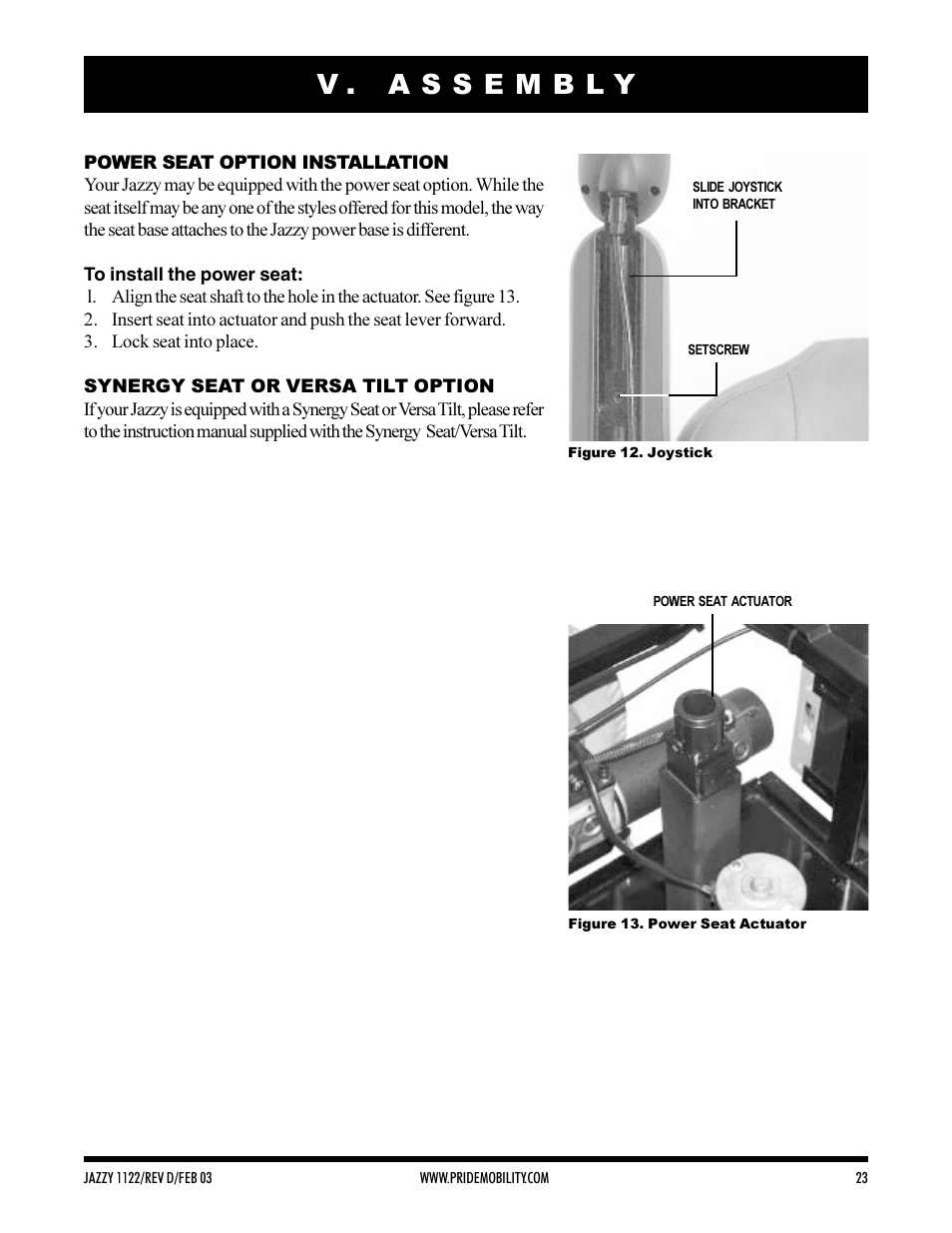 Pride Mobility Jazzy 1122 User Manual | Page 23 / 56