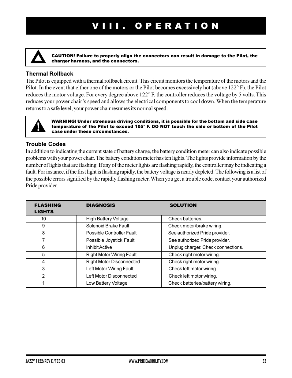 Pride Mobility Jazzy 1122 User Manual | Page 33 / 56