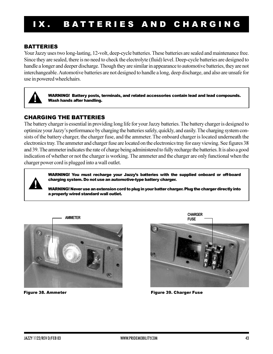 Pride Mobility Jazzy 1122 User Manual | Page 43 / 56