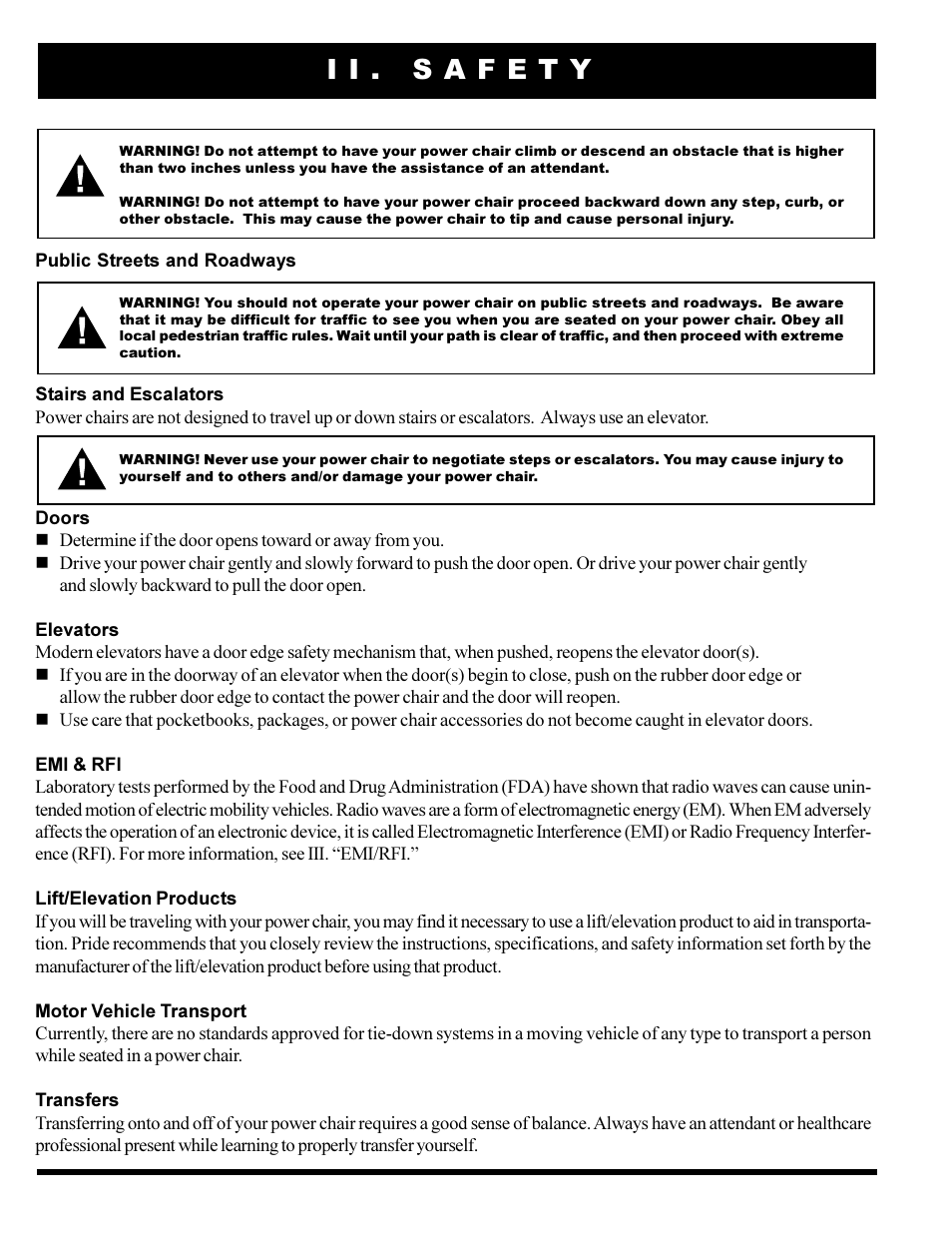 Pride Mobility JAZZY 1101 User Manual | Page 10 / 55