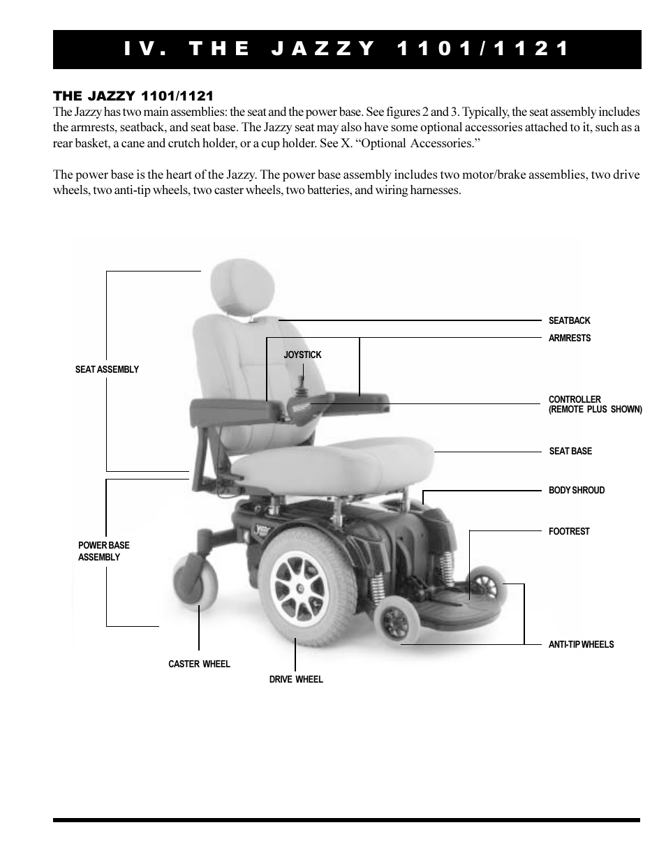 Pride Mobility JAZZY 1101 User Manual | Page 15 / 55