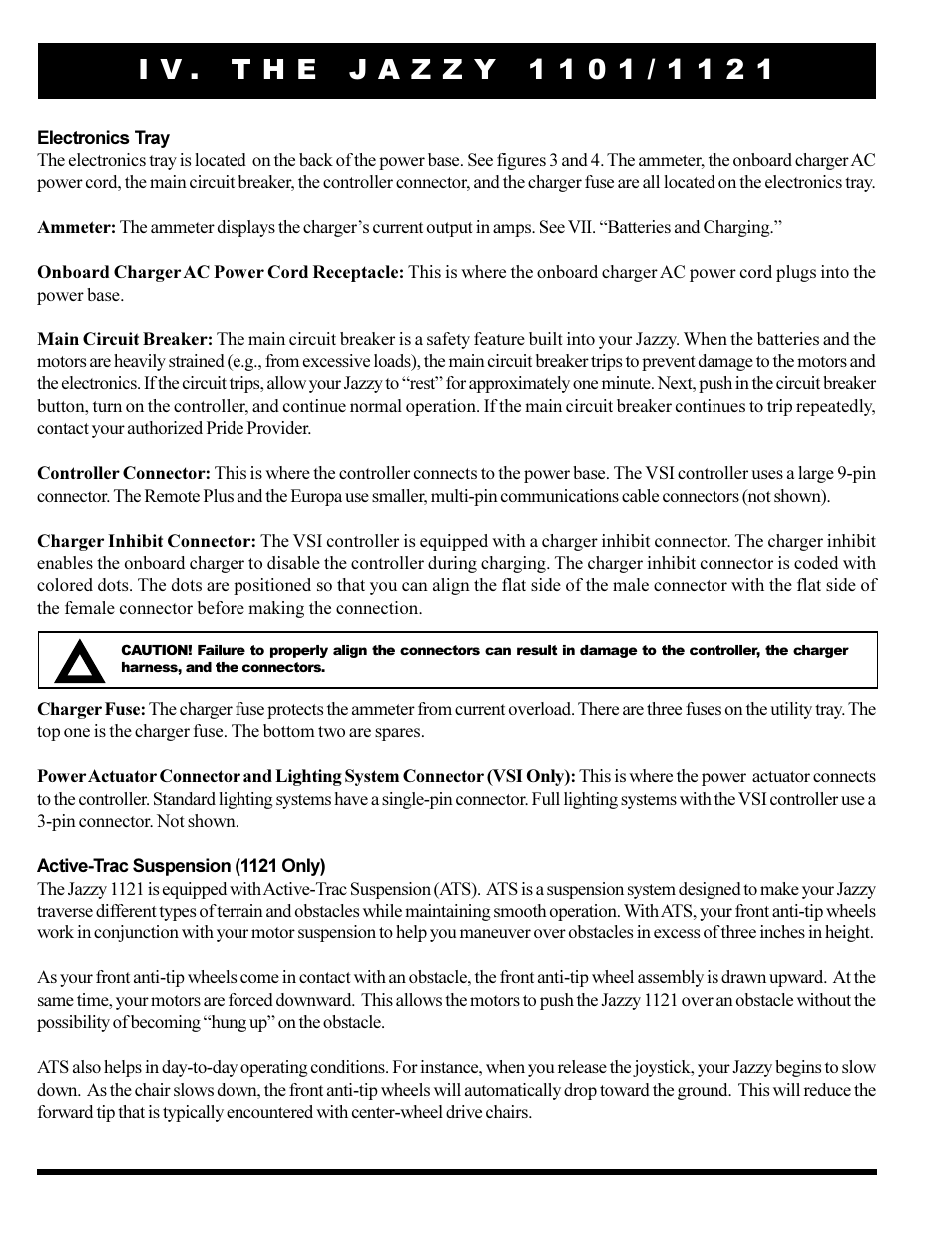 Pride Mobility JAZZY 1101 User Manual | Page 18 / 55