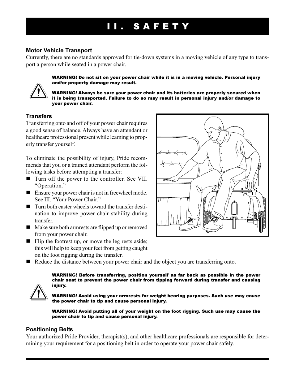 Pride Mobility Jazzy 1170XL User Manual | Page 11 / 52