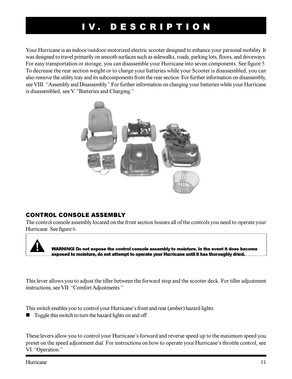 Pride Mobility Hurricane User Manual | Page 11 / 32