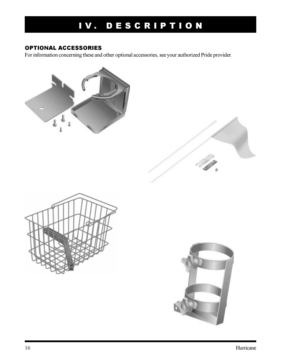 Pride Mobility Hurricane User Manual | Page 16 / 32