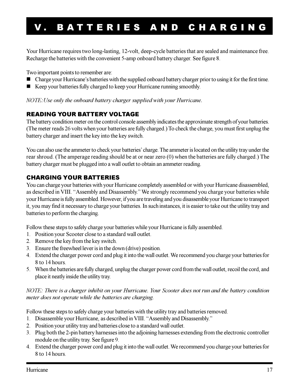 Pride Mobility Hurricane User Manual | Page 17 / 32