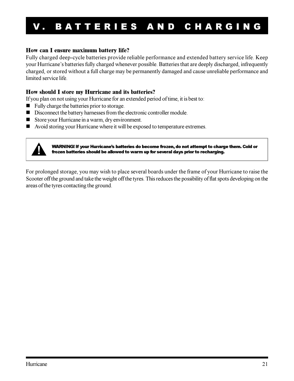 Pride Mobility Hurricane User Manual | Page 21 / 32