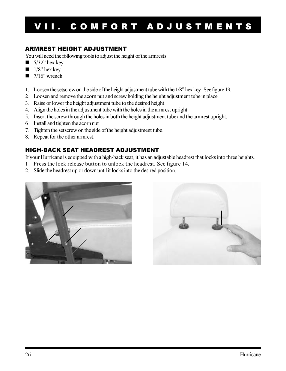 Pride Mobility Hurricane User Manual | Page 26 / 32