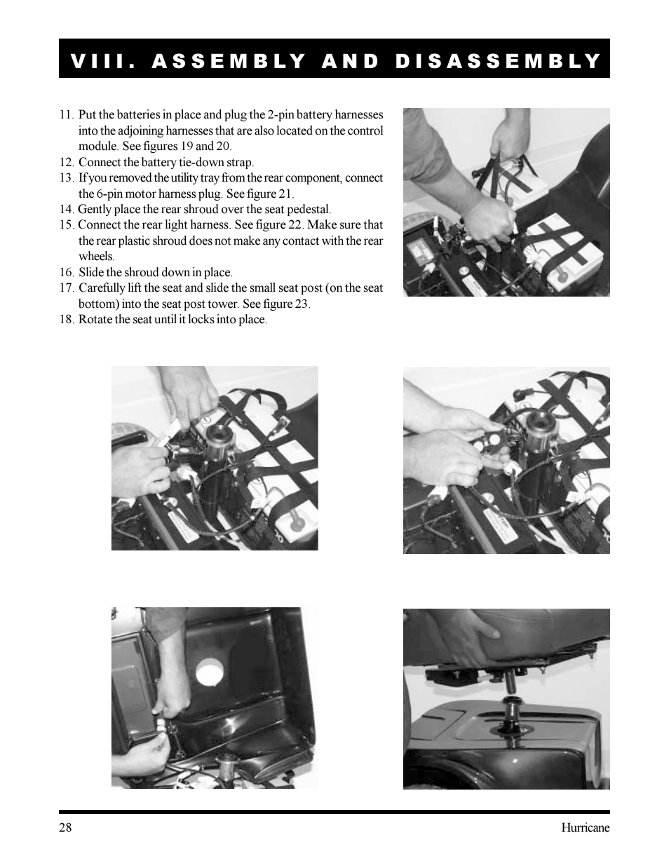 Pride Mobility Hurricane User Manual | Page 28 / 32