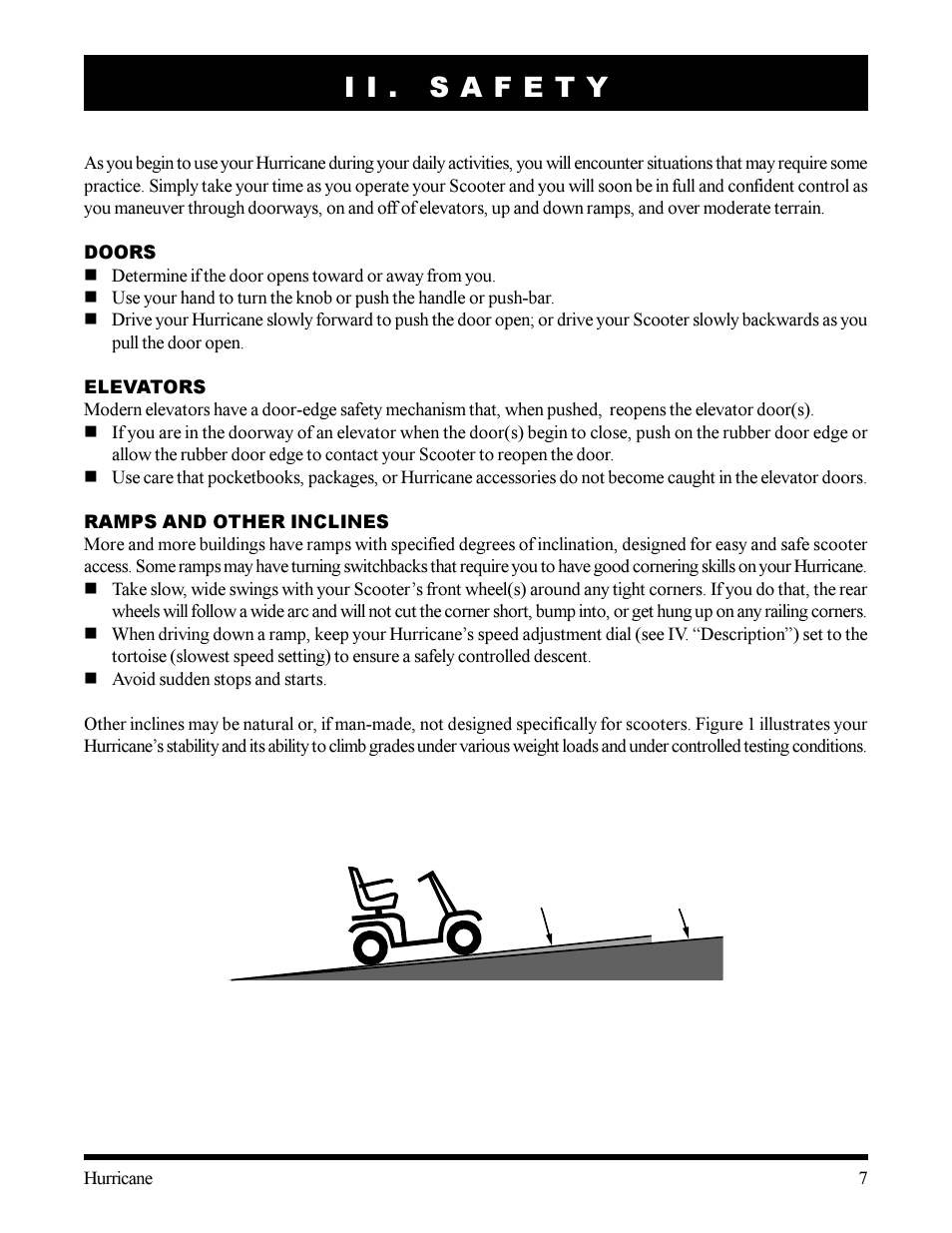 Pride Mobility Hurricane User Manual | Page 7 / 32