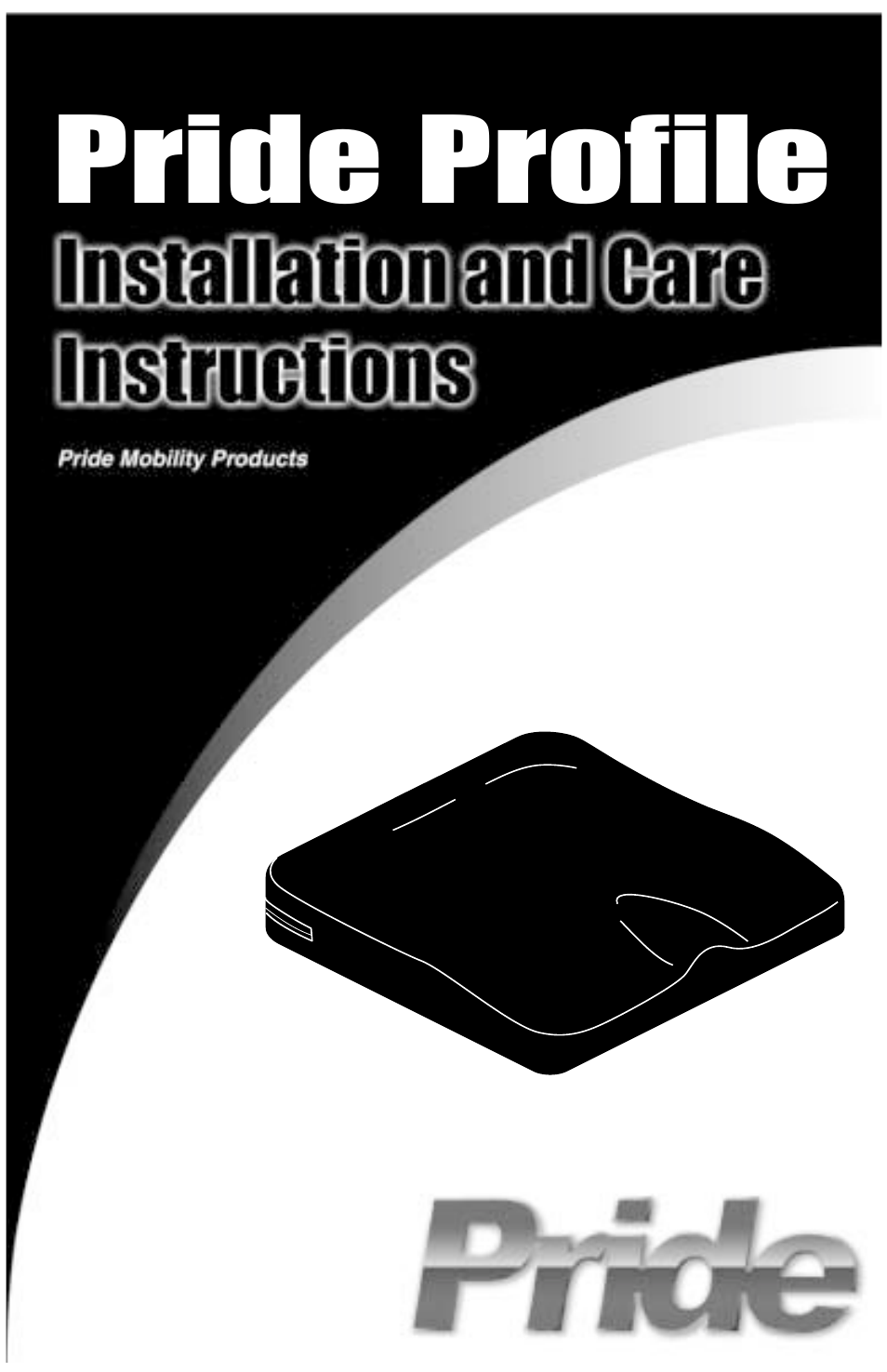 Pride Mobility Pride Profile INFMANU2127 User Manual | 6 pages