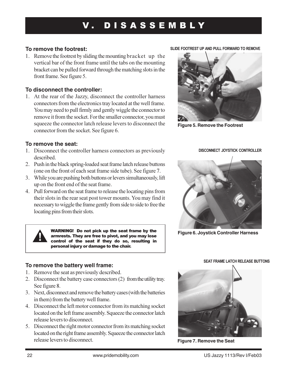 Pride Mobility Jazzy 1113 User Manual | Page 22 / 60
