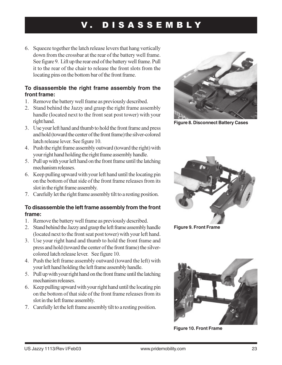 Pride Mobility Jazzy 1113 User Manual | Page 23 / 60