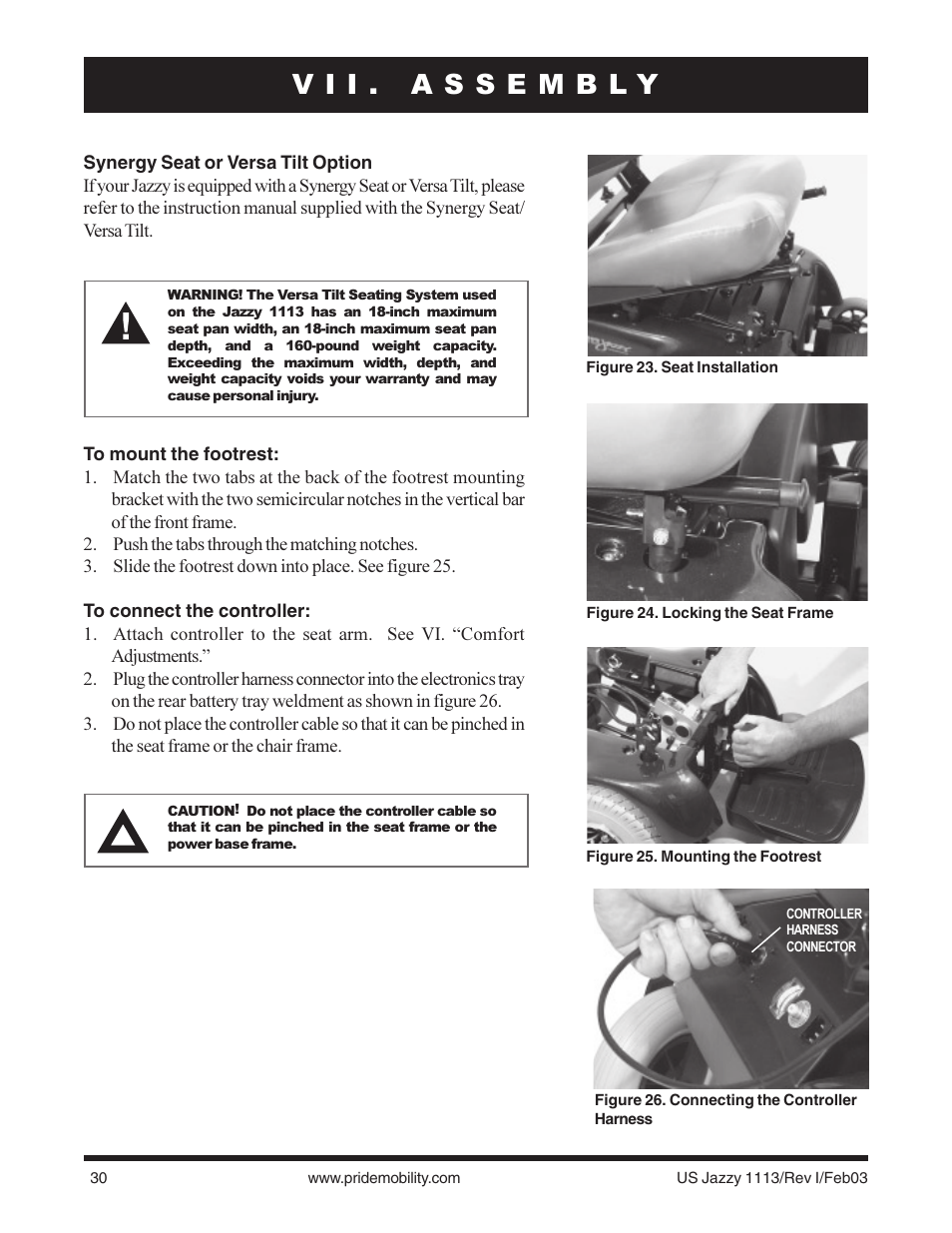 Pride Mobility Jazzy 1113 User Manual | Page 30 / 60